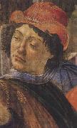 Sandro Botticelli Personage wearing a green mantle third in the group on the left Spain oil painting artist